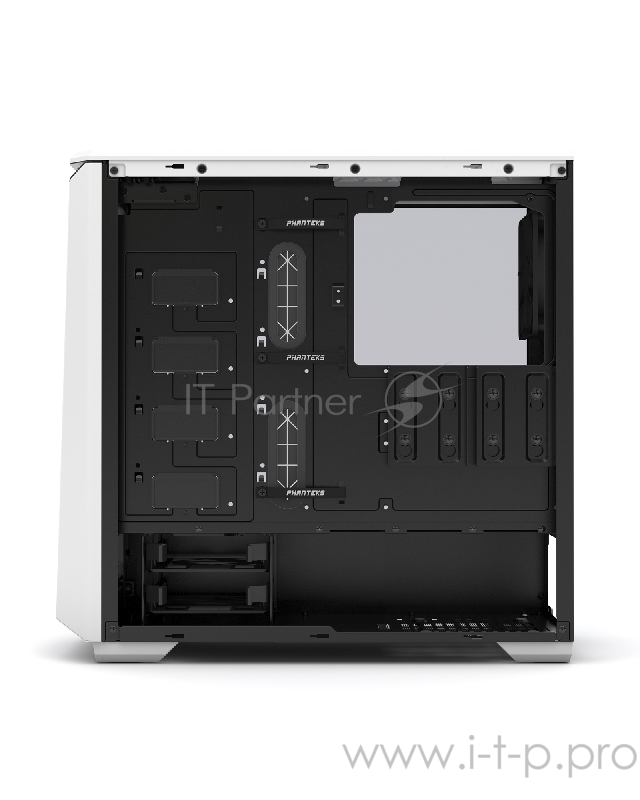 Корпус PHANTEKS Eclipse P400, Glacier White, RGB LED иллюминация, боковая панель Tempered Glass, Mid-Tower