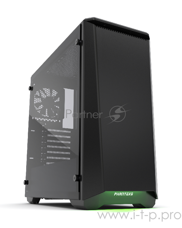 Корпус PHANTEKS Eclipse P400, Satin Black, RGB LED иллюминация, боковая панель Tempered Glass, Mid-Tower