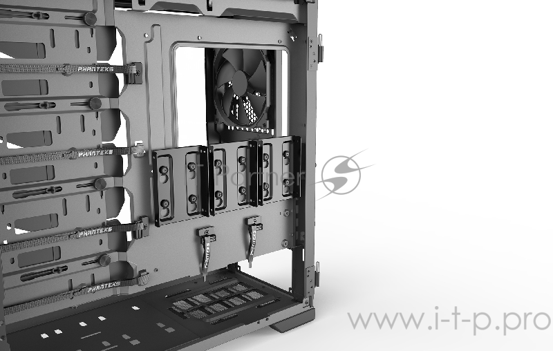 Корпус PHANTEKS Eclipse P600S, Anthracite Grey, звукоизоляционные панели на магнитах, боковая панель Tempered Glass, Mid-Tower