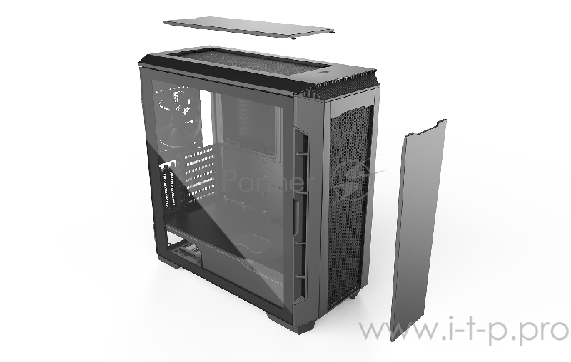 Корпус PHANTEKS Eclipse P600S, Black, звукоизоляционные панели на магнитах, боковая панель Tempered Glass, Mid-Tower