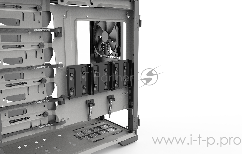 Корпус PHANTEKS Eclipse P600S, White, звукоизоляционные панели на магнитах, боковая панель Tempered Glass, Mid-Tower