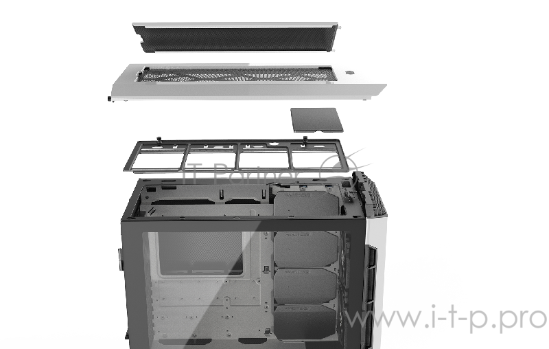 Корпус PHANTEKS Eclipse P600S, White, звукоизоляционные панели на магнитах, боковая панель Tempered Glass, Mid-Tower