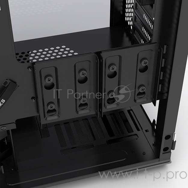 Корпус PHANTEKS Enthoo Evolv Aluminum, Anthracite Grey Edition, RGB LED иллюминация, боковые панели Tempered Glass, Micro ATX