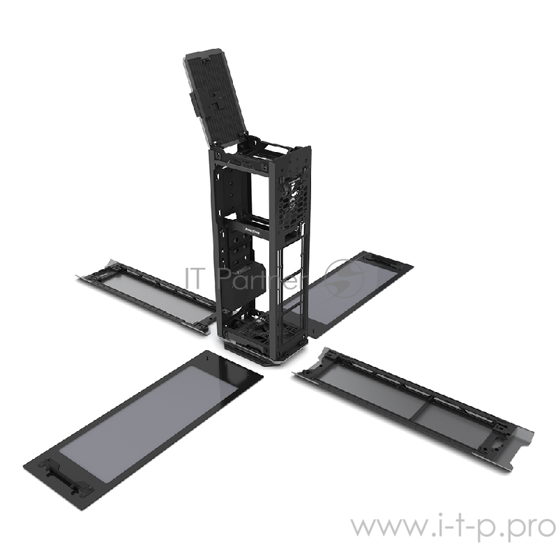 Корпус PHANTEKS Enthoo Evolv Shift X, Anthracite Gray, RGB LED иллюминация, боковые панели Tempered Glass, передняя и задняя панели анодированный алюм