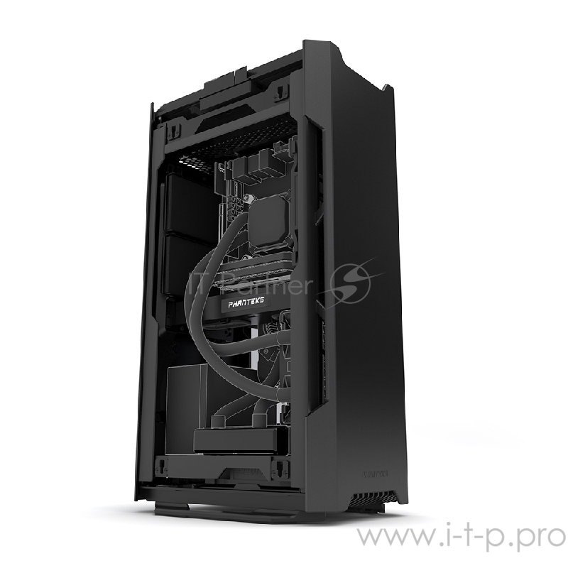 Корпус PHANTEKS Enthoo Evolv Shift, Black, RGB LED иллюминация, боковые панели Tempered Glass, передняя и задняя панели анодированный алюминий, Mini I