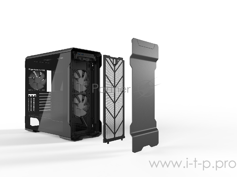 Корпус PHANTEKS Enthoo Evolv X, Anthracite Grey, Digital RGB illumination, FAN Hub, алюминиевые лицевая и верхняя панели, боковые панели Tempered Glas