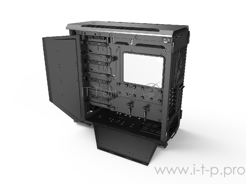 Корпус PHANTEKS Enthoo Evolv X, Anthracite Grey, Digital RGB illumination, FAN Hub, алюминиевые лицевая и верхняя панели, боковые панели Tempered Glas