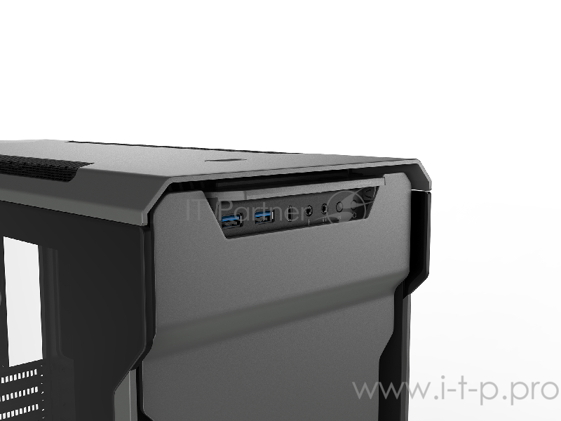 Корпус PHANTEKS Enthoo Evolv X, Anthracite Grey, Digital RGB illumination, FAN Hub, алюминиевые лицевая и верхняя панели, боковые панели Tempered Glas