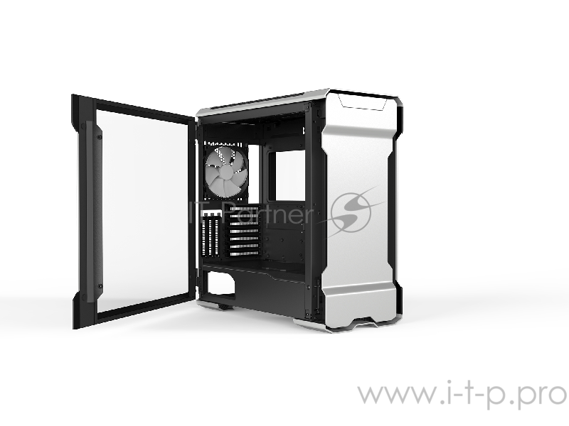 Корпус PHANTEKS Enthoo Evolv X, Galaxy Silver, Digital RGB illumination, FAN Hub, алюминиевые лицевая и верхняя панели, боковые панели Tempered Glass,