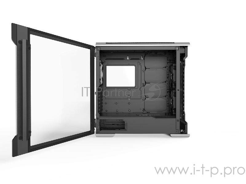 Корпус PHANTEKS Enthoo Evolv X, Galaxy Silver, Digital RGB illumination, FAN Hub, алюминиевые лицевая и верхняя панели, боковые панели Tempered Glass,