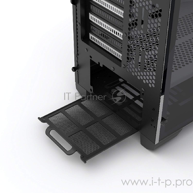 Корпус PHANTEKS Enthoo Pro M SE Black-White, 2x RGB рамки Halos PH-FF120RGBP, боковое окно Tempered Glass, Mid-Tower