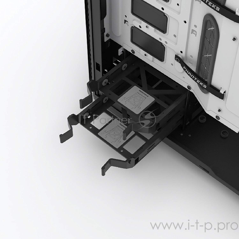 Корпус PHANTEKS Enthoo Pro M SE Black-White, 2x RGB рамки Halos PH-FF120RGBP, боковое окно Tempered Glass, Mid-Tower