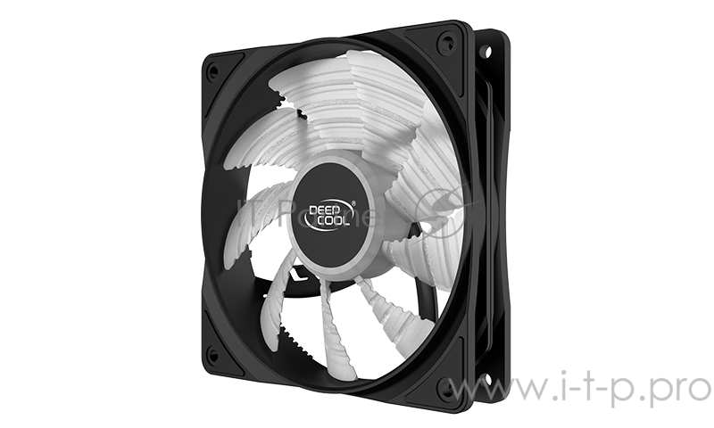 Вентилятор DEEPCOOL RF120R 120x120x25мм (96шт./кор, LED Red подсветка, 1300об/мин) Retail