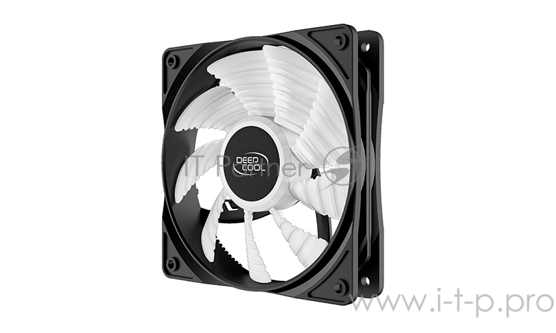 Вентилятор DEEPCOOL RF120R 120x120x25мм (96шт./кор, LED Red подсветка, 1300об/мин) Retail