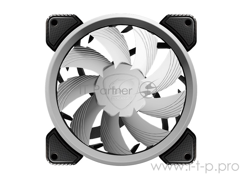 Комплект из 3-х вентиляторов Cougar VORTEX RGB SPB 120 PWM HDB 120x120x25мм (20шт./кор, пит. от мат.платы и БП, 600-1500об/мин) (CF-V12SET-SPBRGB) Ret