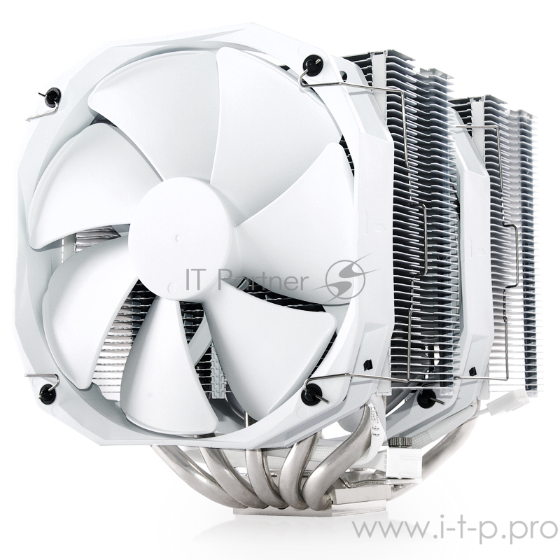 Кулер PHANTEKS (PH-TC14PE) Белый S775/115X/1366/2011/FM1/2+/AM2 (6 шт/кор, Dual Tower, 2 вент-ра 140мм с PWM, 5 тепловых трубок 8мм, 600-1300RPM, 19dBa)