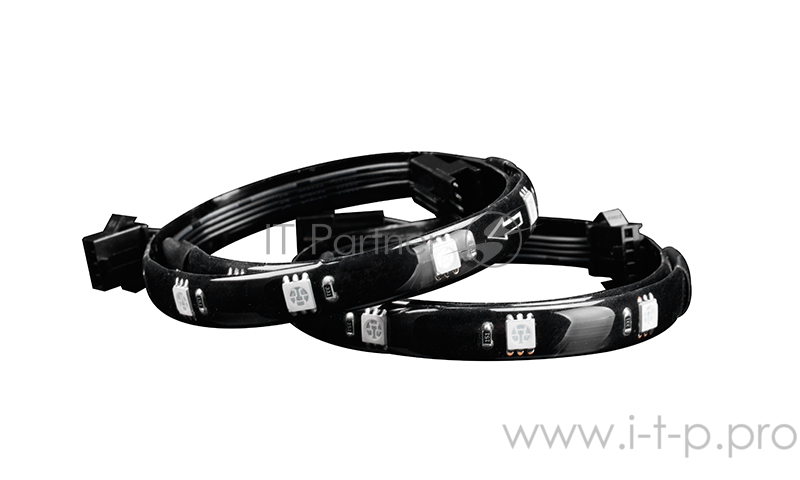 Светодиодная лента Deepcool RGB 200EX (комплект цветового дооснащения корпуса, 2 ленты по 350mm, RGB, подключение 4pin (+12V-R-G-B)) Color Box