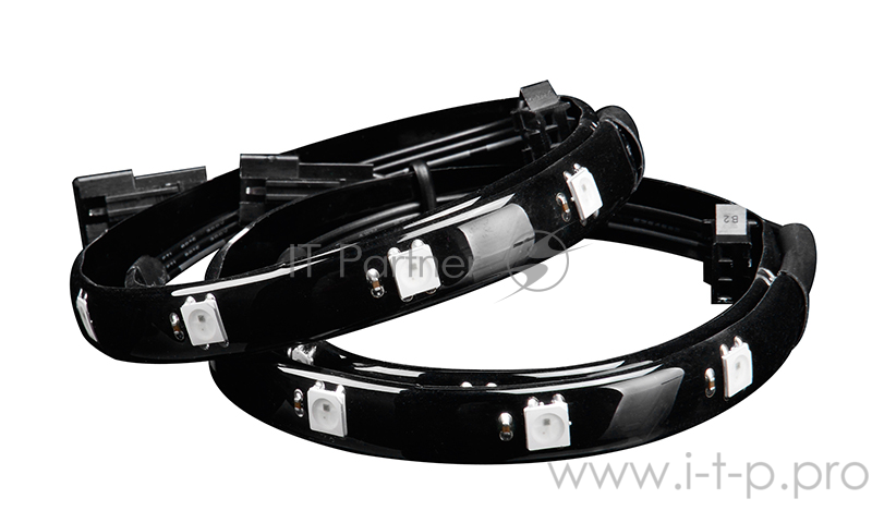 Светодиодная лента Deepcool RGB 200PRO (комплект цветового дооснащения корпуса, 2 ленты по 350mm, Addressable RGB LED, подключение 3pin (+5V-D-G)) Col