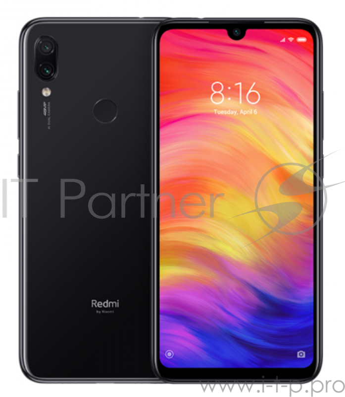 Xiaomi Redmi Note 7 4GB+128GB Black Смартфон