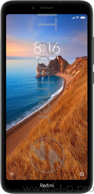 Смартфон Xiaomi Redmi 7A 2GB+16GB Matte Black (M1903C3EG), 5.45 18:9 1440x720, 1.8GHz, 8 Core, 2GB RAM, 16GB, 13Mpix/5Mpix, 2 Sim, 2G, 3G, LTE, BT v4.2, Wi-Fi, GPS / AGPS, GLONASS, Beidou, Micro-USB, 4000mAh, Android 9.0, 165g, 146,3 ммx70,4 ммx9,5 м