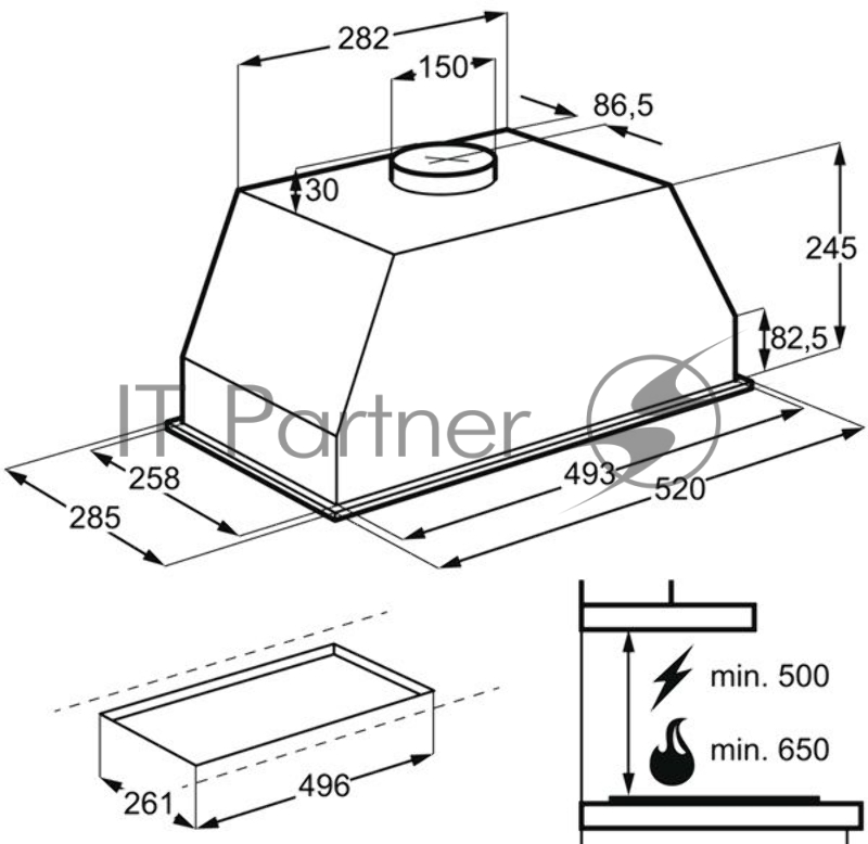 Вытяжка Electrolux LFG 9525S