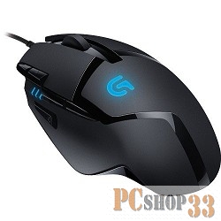 Оптическая мышь Logitech G402 Hyperion Fury 910-004067, 7кн.+скр., черный (USB)