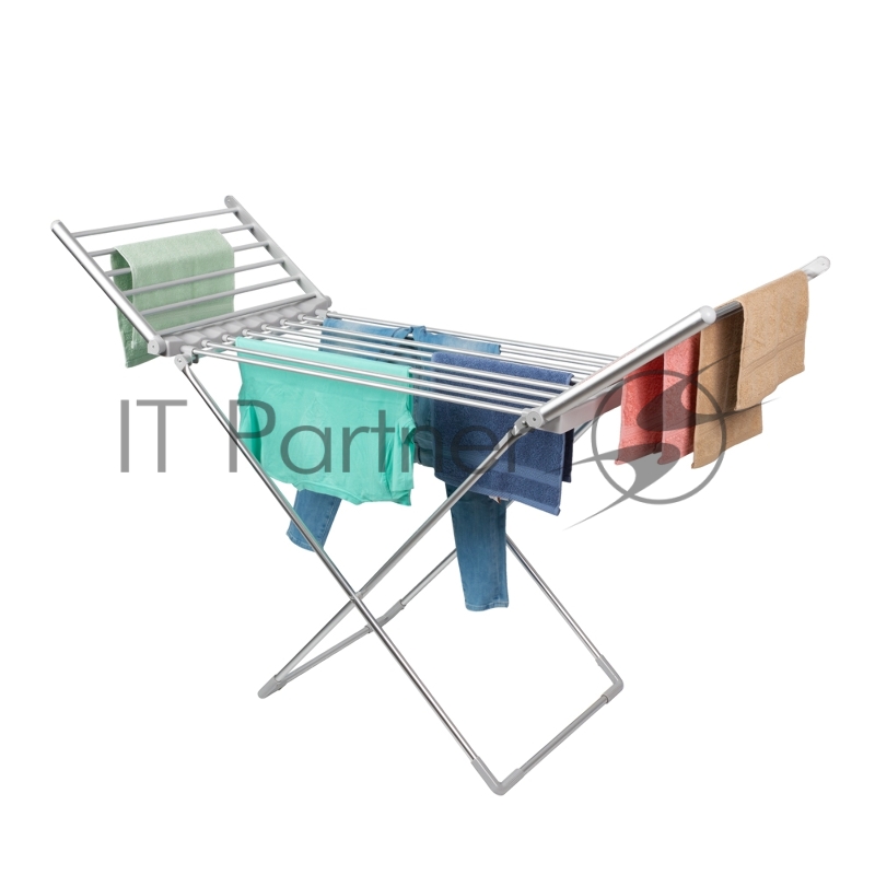 Сушилка для белья электрическая VLK Calor 01, серебристый, мощн. 230 Вт, механическое управление, температура от 50 до 55 град., нагрев боковых панелей, складной корпус,низкий уровень энергопотребления, размер в рабочем положении - 147х54х94 см, 5 шт