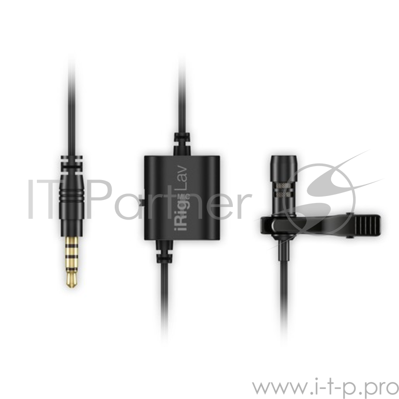Петличный микрофон IK Multimedia iRig Mic Lav для устройств на базе iOS, Android. Длина шнура 150 см.