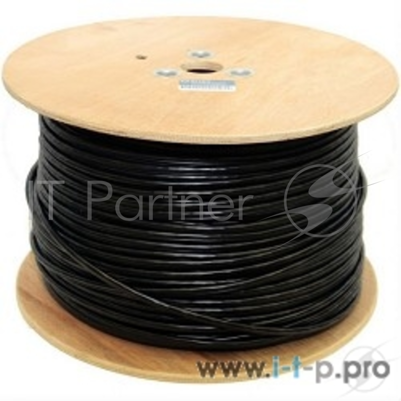 Кабель Telecom Кабель FTP кат. 5е 4 пары (305м) (0.50mm) CU внешний, черный FTP4-TC1000C5EN(CU)-OS