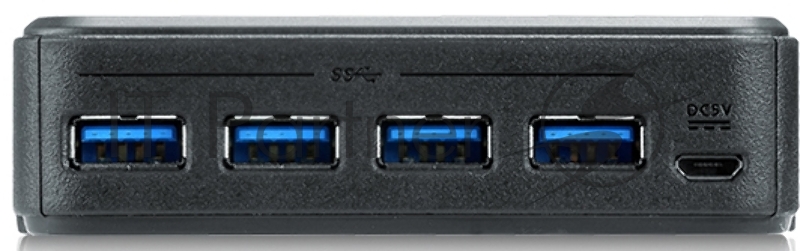 Переключатель Aten US434-AT USB, 4 ПК> 4 устройства, 4 USB B-тип > 4 USB A-тип, Male > Female, со шнурами A-B 2х1.2м.+2х1.8м. для подкл. к управ. комп