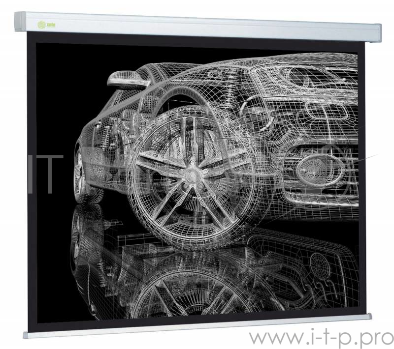 Экраны Cactus Экран Cactus Wallscreen CS-PSW-213x213 213 x 213см 1:1 настенно-потолочный рулонный белый