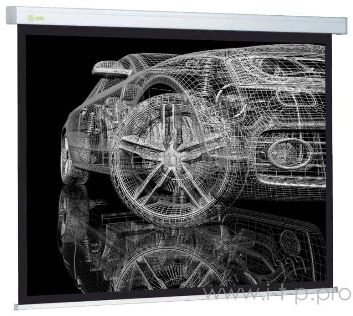 Экраны Cactus Экран Cactus Wallscreen CS-PSW-213x213 213 x 213см 1:1 настенно-потолочный рулонный белый