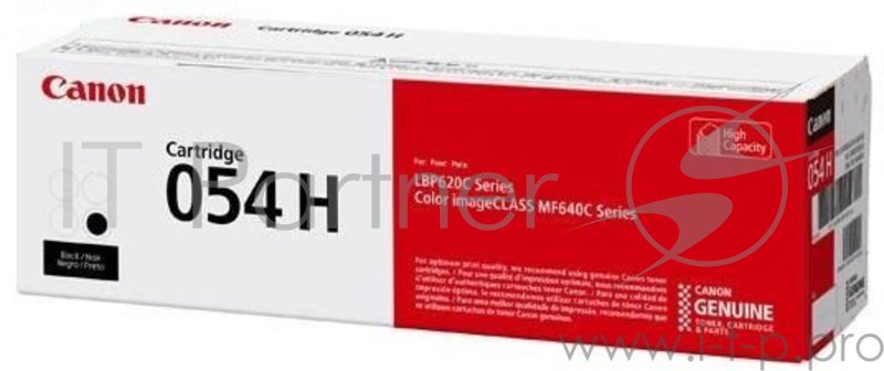 Картридж CANON 054H BK черный, увеличенной емкости 3100 стр