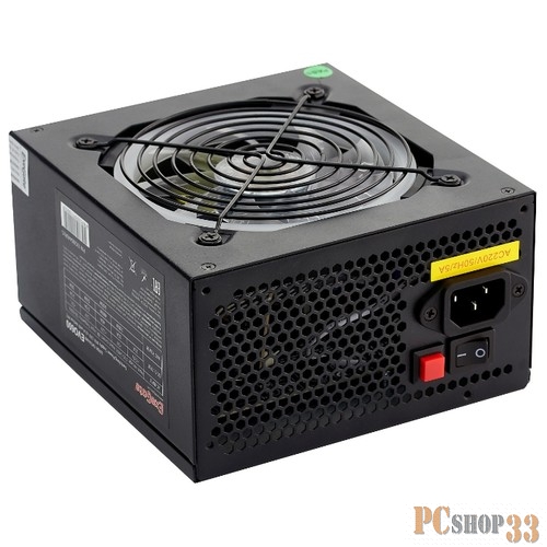 Блок питания 800W Exegate EVO800, ATX, RGB, black, APFC, 12cm, 24p+(4+4)p, PCI-E, 5*SATA, 3*IDE, FDD