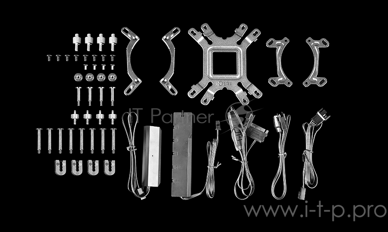 Комплект водяного охлаждения DEEPCOOL CASTLE 240 RGB V2 LGA20XX/LGA1366/LGA115X/TR4/AM (6шт/кор,TDP 250W, ARGB Lighting, Anti-Leak edition, PWM, DUAL FAN) RET