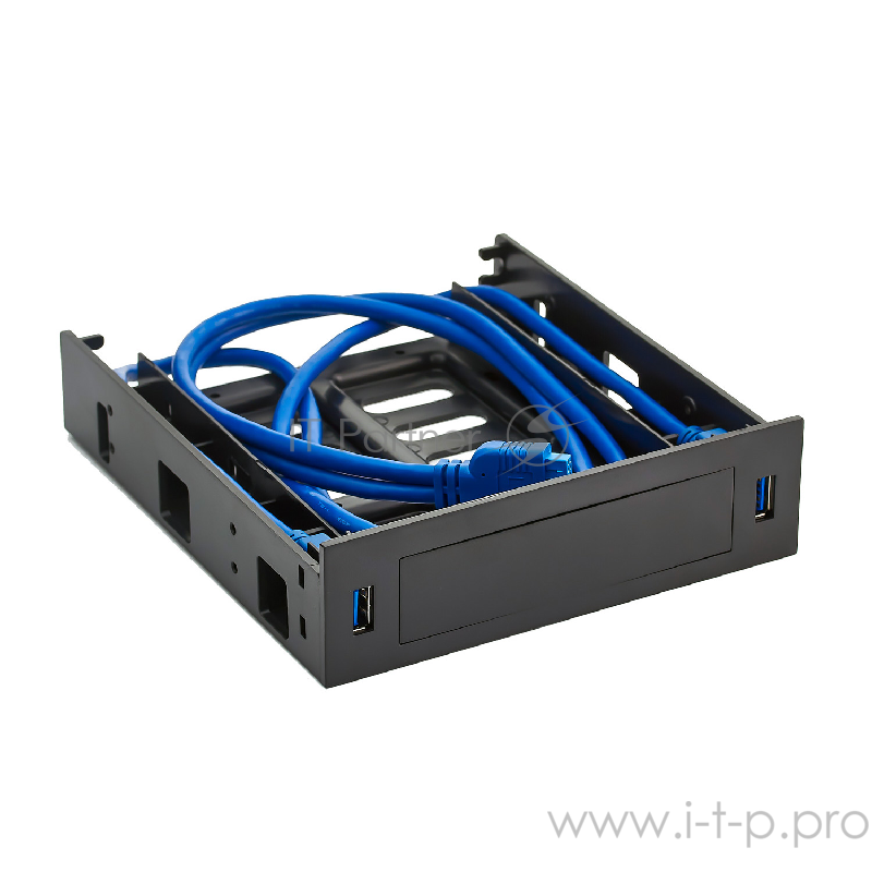 Салазки (переходник) для установки HDD 2.5/3.5 в отсек 5.25 с 2*USB3.0 Exegate HD-2U3