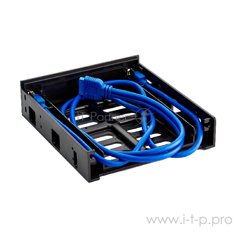 Салазки (переходник) для установки HDD 2.5/3.5 в отсек 5.25 с 2*USB3.0 Exegate HD-2U3