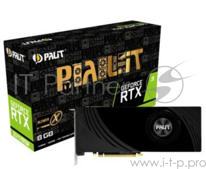 Видеокарта PALIT RTX2070SUPER X 8G RTX2070SUPER X 8G GDDR6 256bit 3-DP HDMI RTL