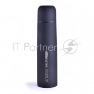 Термос с колбой из нержавеющей стали Greys QES-004 объем 1 л (покрытие — soft-touch (черный)