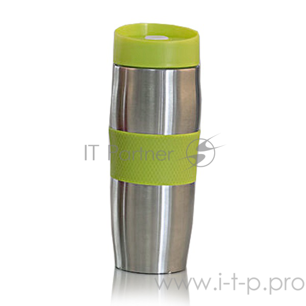 Термокружка Greys QES-006, объем 380 мл, силиконовая вставка, противоскользящее дно.