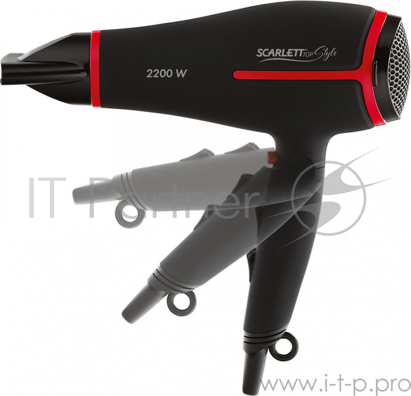 Фен SC-HD70IT27 (черный с красным)