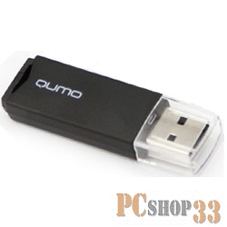Накопитель USB QUMO 4GB Tropic Black, цвет корпуса черный