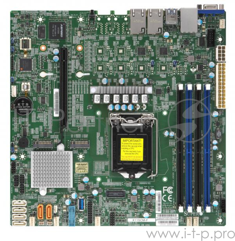 Серверная материнская плата C246 S1151 MATX MBD-X11SCM-F-O SUPERMICRO
