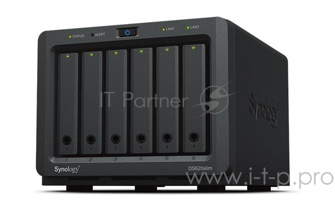 СХД настольное исполнение 6BAY NO HDD DS620SLIM SYNOLOGY