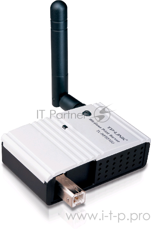 Сетевое оборудование TP-Link TL-WPS510U Беспроводной принтсервер Single USB2.0 port, Atheros, 802.11g, detachable