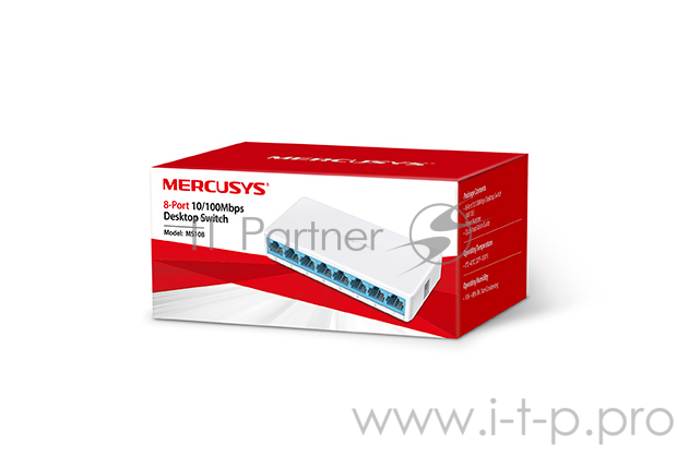 Mercusys Mercusys MS108 8-портовый 10/100 Мбит/с