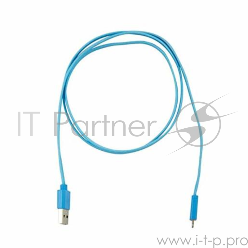 Кабель XtremeMac Lightning to USB Flat. Длина 1,2м. Цвет синий.