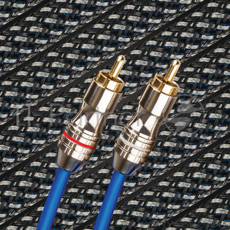 Акустический кабель Kicx RCA SCM25 5м 2-х канальный