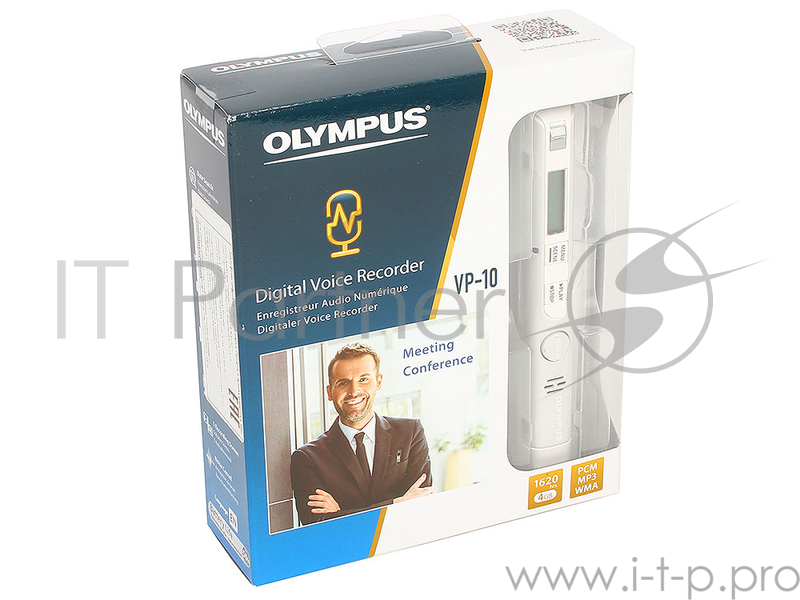 Диктофон Olympus VP-10 White Цифровой диктофон, 4Гб