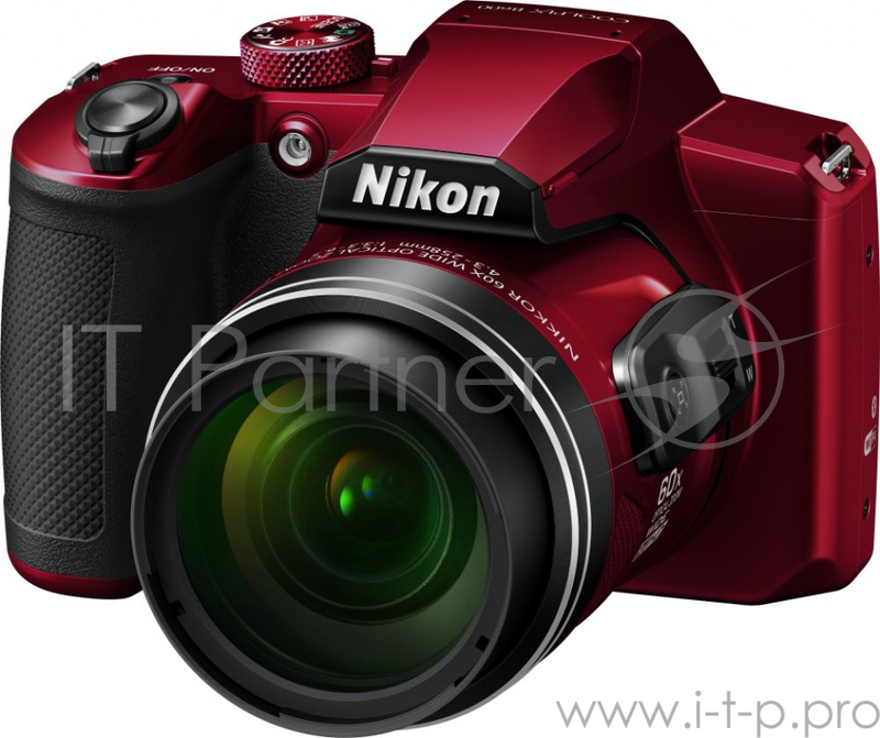 Фотоаппарат Nikon CoolPix B600 красный 16Mpix Zoom40x 3 1080p SDXC/SD/SDHC CMOS 1x2.3 1minF turLCD VF HDMI/WiFi